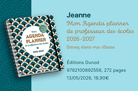 Mon Agenda planner de professeur des écoles 2026-2027