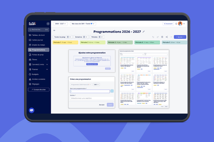 Créer une programmation avec Teetsh
