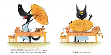 Le loup aime la galette