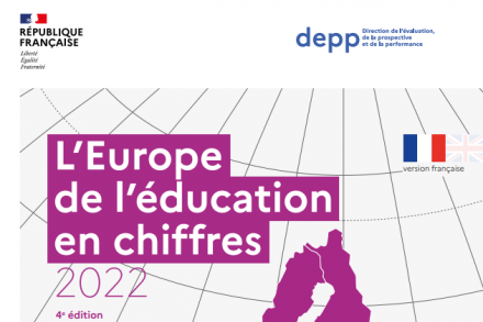 Rapport de la Depp : L'Europe de l'éducation en chiffres