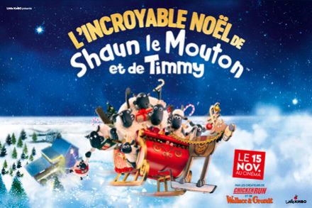Noël au cinéma avec L'INCROYABLE NOËL DE SHAUN LE MOUTON
