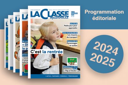 Programmation éditoriale La Classe maternelle 2024-2025