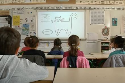 Zamizen à l'école