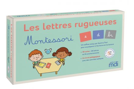 Les lettres rugueuses Montessori