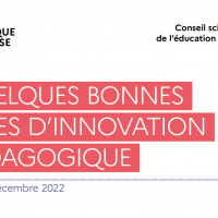 Les « idées d’innovation pédagogique » proposées par le CSEN 