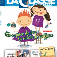 La classe maternelle n°319 Un espace de jeux : le salon de coiffure