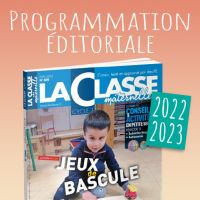  Programmation éditoriale 2022-2023 de La Classe Maternelle