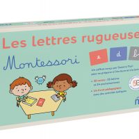 Les lettres rugueuses Montessori